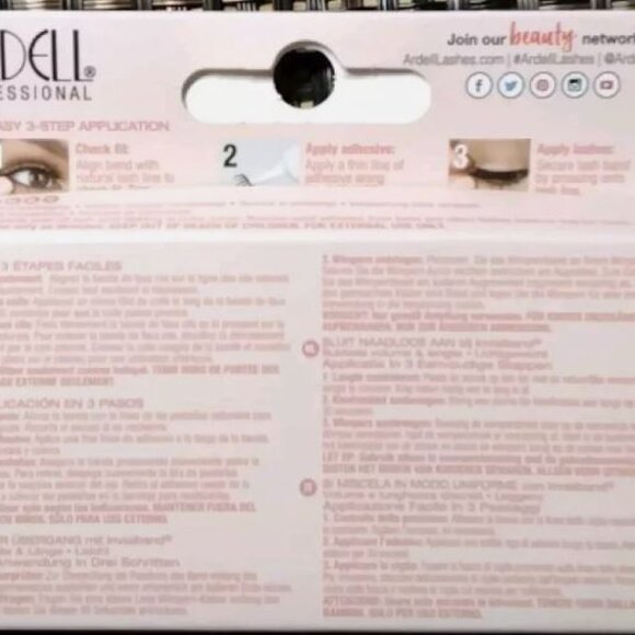 2PC Bundle NIP #423 Ardell Lashes & #150 Milani Double Trouble Eye Shadow Duo - Picture 4 of 5